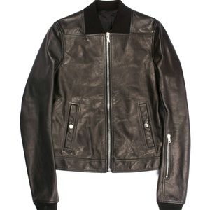 Rick Owens leather jacket